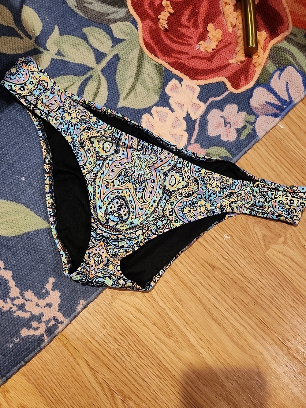 Victoria's Secret Paisley "The Knockout Bikini" Bottom